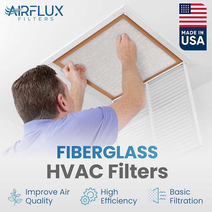 Fiberglass Air Filter -16x25x1Air Filter 12 Pack - Image 2
