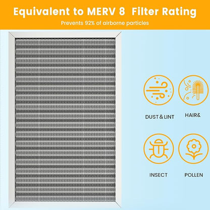 16X25x1 HVAC Furnace Air Filter, Lasts a Lifetime, Merv 8, the Last HVAC Filter - Image 3