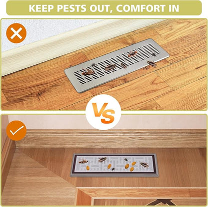 4 Pack 40cm x 30cm Magnetic Floor Vent Cover - Image 3
