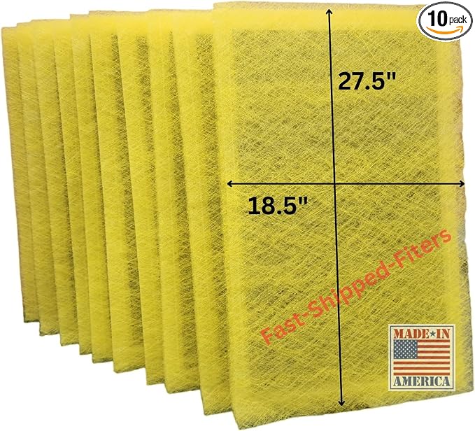 Fast-Shipped-Filters 10 Pack 20x30 Replacement Filter Pads Compatible by Unknown