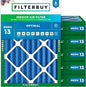 Filterbuy 12x18x4 Air Filter MERV 13 Optimal Smoke & Allergy Defense, by Filterbuy