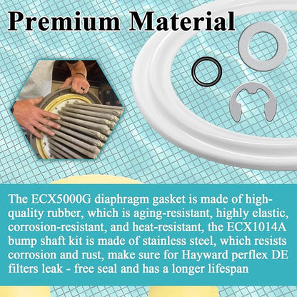 Diaphragm Gasket, Fit for Hayward Perflex DECX5000G, EC50AC Series Extended DE - Image 5