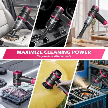 Handheld Car Vacuum with 15000PA Power, 4 in 1 Powerful Cordless Vacuum Cleaner - Image 4