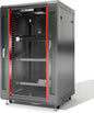 Sysracks 18U Wall Mount Server Rack Cabinet, 19” Locking Network Rack, 24” Deep by SYSRACKS
