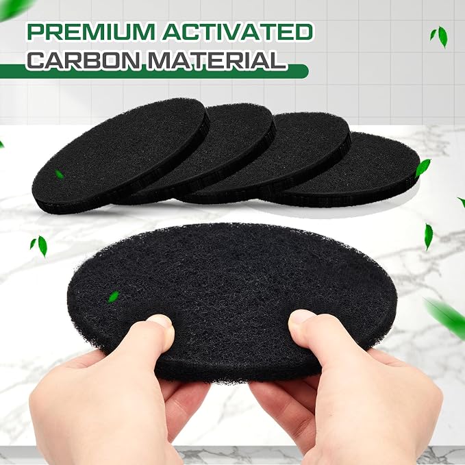 Pangda 4 Pack Oval-Shaped Charcoal Filters - Image 3