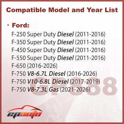 EPAuto GP888 Diesel Engine Air Filter Compatible - Image 2