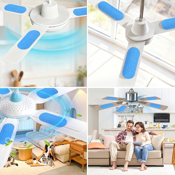 15Pcs Ceiling Fan Air Purifier Filters, Made - Image 5