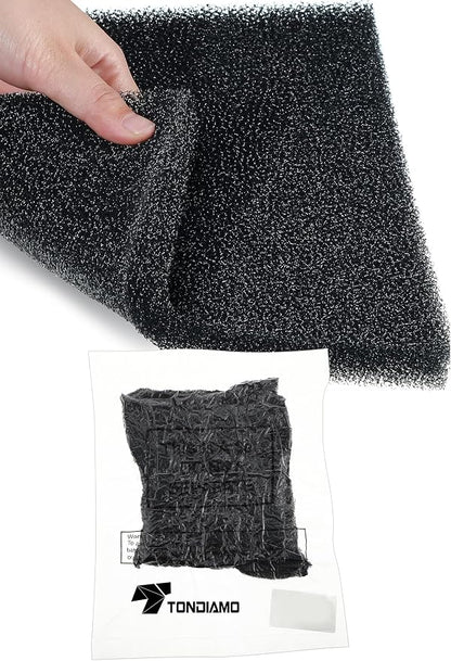 Tondiamo 3 Pieces Aquarium Sponge Filter Pad Media Cut to Fit Foam - Image 7