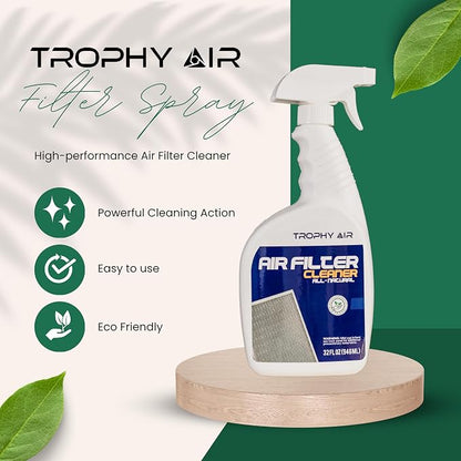 HVAC Filter Cleaner 32 Oz Spray Bottle Filter Cleaner and Refresher; Restores - Image 2