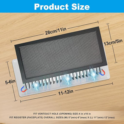 4-Pack 5"x11" Powerful Magnetic Vent Covers - Image 3