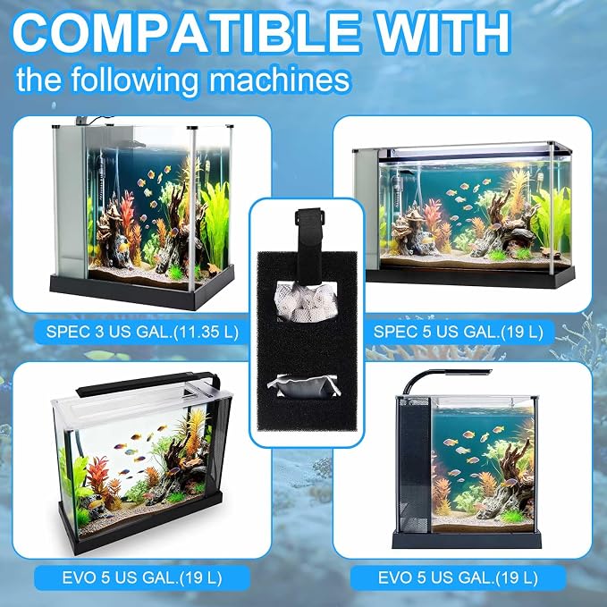 4 Set/48 Pcs Aquarium Filter Compatible - Image 3