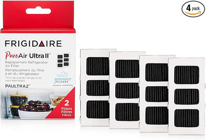 Frigidaire PAULTRAII4PK PAULTRA2 Pure Air Ultra II 4 Pack Air Filter, 3.8" x by Frigidaire