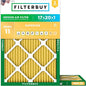 Filterbuy 17x20x1 Air Filter MERV 11 Superior Pet & Allergy Defense, by Filterbuy