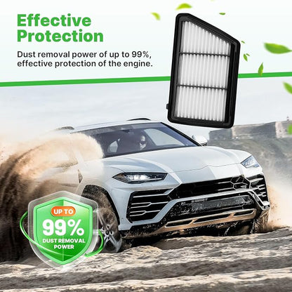 Engine+Cabin Air Filters Kit Fit - Image 3