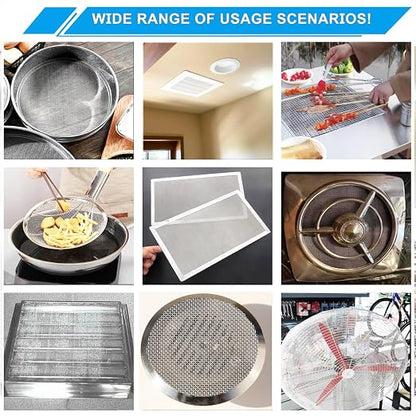 Stainless Steel Mesh Screen 20Mesh 304, 15.7" x 147" Metal Mesh Screen - Image 8