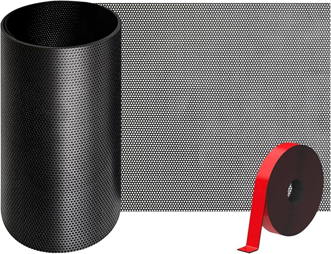 39x4 inch Customizable DIY Floor Vent Covers, Magnetic PVC Vent Mesh by Nanningo