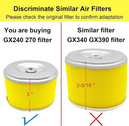 AFZE28 Air Filter for Honda GX 270 GX 240 8HP 9HP Engine Replaces 17210-ZE2-822 - Image 6