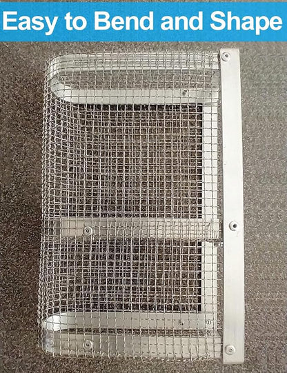 3Pack 5Mesh 10'' x 14'' Wire Mesh Screen, 304 Stainless Steel Anti-Rusted Mesh - Image 6