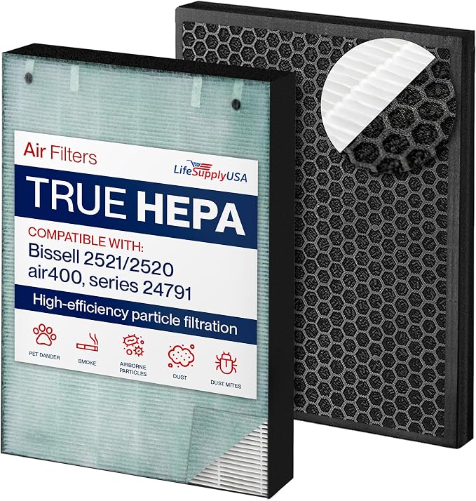 2521/2520 Filter Replacement Compatible by LifeSupplyUSA