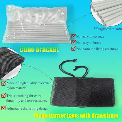 10 inch Large Pond Pump Filter Upgraded 2.0, Extended Anti-Clogging Outdoor - Image 3