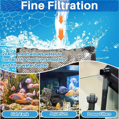 MAQIHAN 10pcs Aquarium Filter Media Bags - Image 3