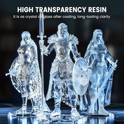 SUNLU High Clear 3D Printer Resin, High Transparency 3D Printing Resin - Image 2