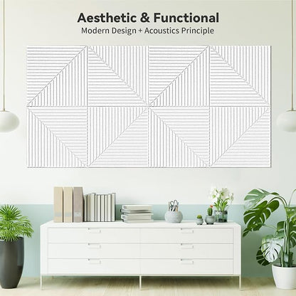 Art3d 6-Pack Self-Adhesive Acoustic Wall Panels - Image 6