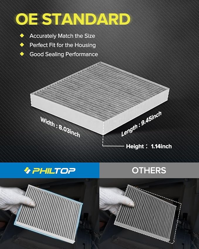 PHILTOP Cabin Air Filter, Replacement - Image 5