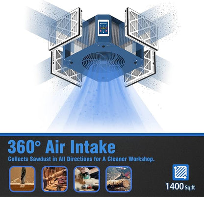360° Woodshop Air Filtration System Woodworking - Image 4
