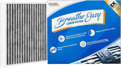 Spearhead Odor Defense Breathe Easy AC & Heater Cabin Filter | Fits 2015-25 by SPEARHEAD