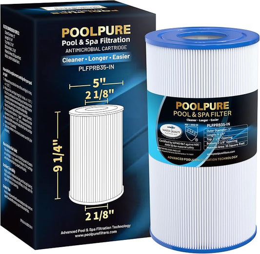POOLPURE PRB35-IN Spa Filter Replaces Unicel C-4335, Guardian 409-219, Filbur by POOLPURE
