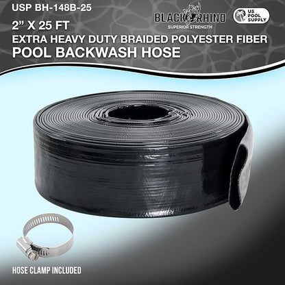 U.S. Pool Supply Pool Backwash Hose 2 Inch Diameter x 25 Feet - Image 2