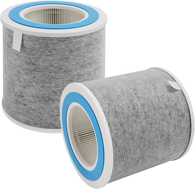 4-Pack HP102 True HEPA Replacement Filter Compatible by FilterEra