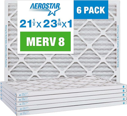 Aerostar 21.5x23.3125x1 MERV 8-6 Count by AirFiltersDelivered