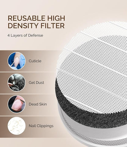 MelodySusie Advanced Cordless Portable Nai DustCollector, SProR 3500RPM - Image 7