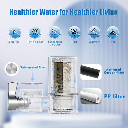 Vortopt Faucet Filter, NSF Certified, 400 Gallon High Efficiency Water - Image 3