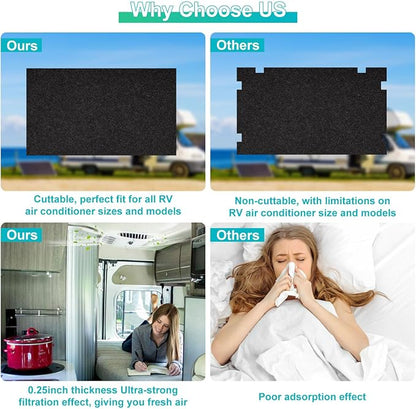 RV A/C Filters Replacement, Can Cut to Fit RV Air Conditioner Filter - Image 6