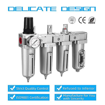 NANPU 3/4" NPT Industrial Grade 4 Stage Air Drying System - Image 6