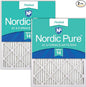 Nordic Pure 14x30x1 Pleated MERV 14 Air Filters 2 Pack by NordicPure