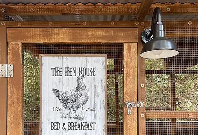 Steel Lighting Co. Hawthorne Barn Light | Outdoor Wall Mounted | 8 inch Dome | 23 inch Gooseneck| Small Farmhouse Light Made in America | Galvanized Exterior/Galvanized Interior