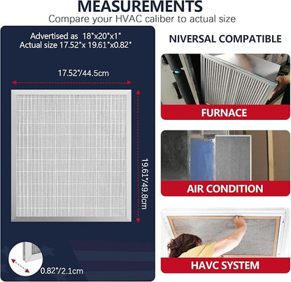 18x20x1 Electrostatic Air Filter, MERV 8 Reusable Aluminum AC/HVAC Furnace - Image 5