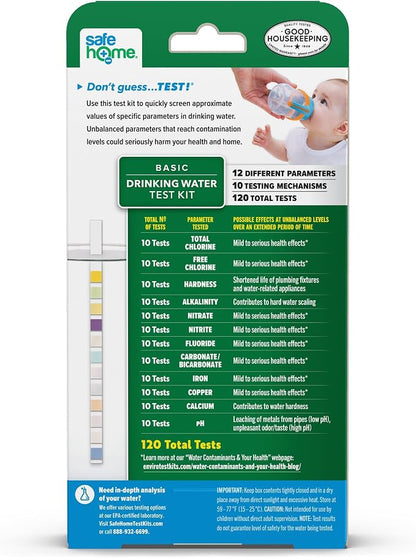 Safe Home® 12-in-1 Drinking Water Test Kit – DIY Testing - Image 2