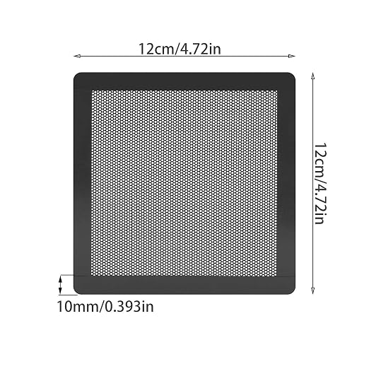 120MM PC Fan Dust Filter Computer Case Fan Magnetic Frame Dust Filter Fine PVC - Image 6