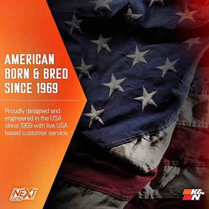 K&N NextGen Cold Air Intake System: High-Flow Cotton Filter: Compatible - Image 13