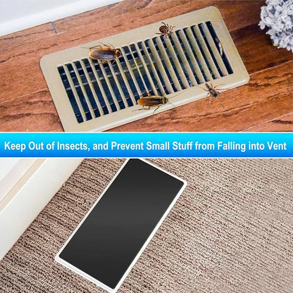 Magnetic Floor Register Vent Covers, 5.5 x 12 Inch Superior Hold Vent Covers - Image 6
