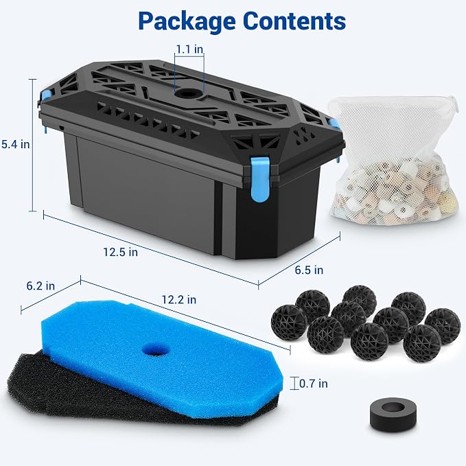 NFESOLAR Pond Filter for Outdoor Ponds, Filter Box - Image 6