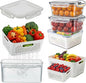5 Pack Large Fruit Storage Containers by RockBerry