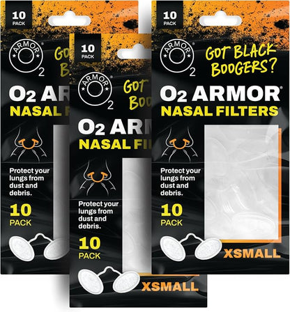 O2 Armor Nose Filters for Welders & Allergies by O2Armor