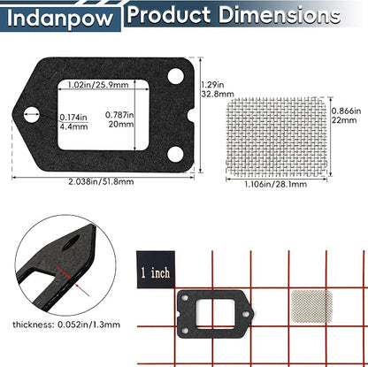 SRM-225 Spark Screen and Gasket Compatible - Image 2