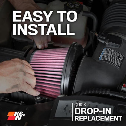 K&N Performance Diesel High-Flow Lifetime Engine Air Filter: Increase Power & - Image 8